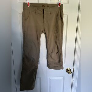 PrAna Women’s size 6 convertible zip off pant